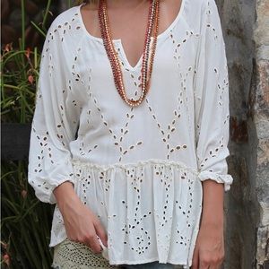 Drop waist baby doll Blouse.